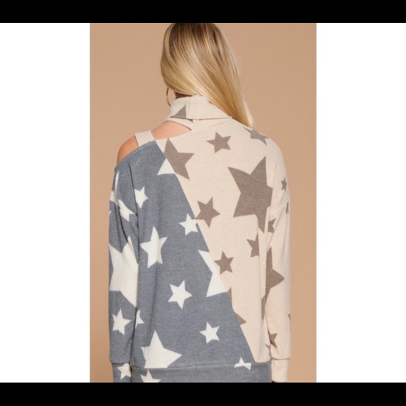 Gorgeous🔥Star soft sweater-complicated neckline - Picture 6 of 6